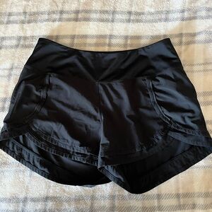Women's Black Athletic Shorts